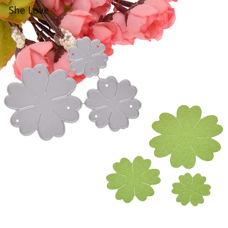 Новинка 2020 года Цветочная металлическая вырубка для изготовления бумажных