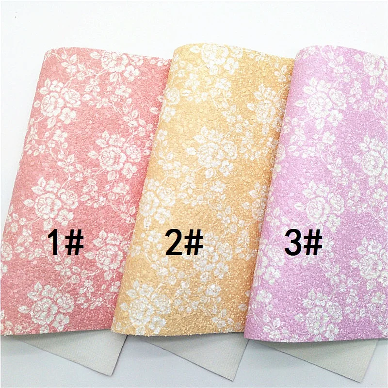 Цветы розы печатные крупные блестящие кожа искусственная ткань винил с фетровой