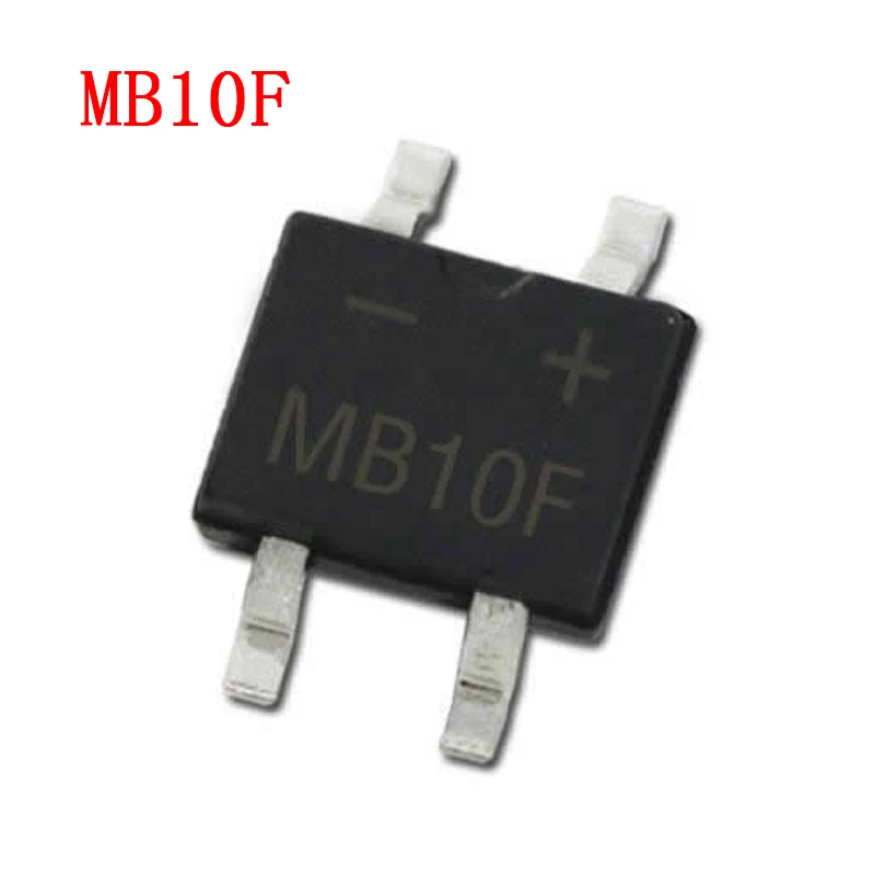 50 шт. MB10F 1A 1000V SOP 4 диодный мост выпрямитель SMD|integrated circuit|circuitcircuit integre |