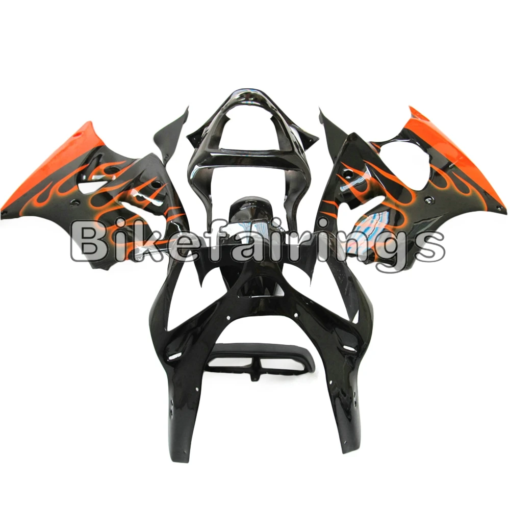 

Complete Orange Black Sportbike Bodywork Kit For ZX-6R 2000 2001 2002 00 01 02 ZX636R 636 00 - 02 ABS Fairing Kit