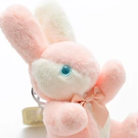 15cm new fashion fragran blue eyed rabbit plush toy keychain doll backpack pendant holiday couple men and women friends gift