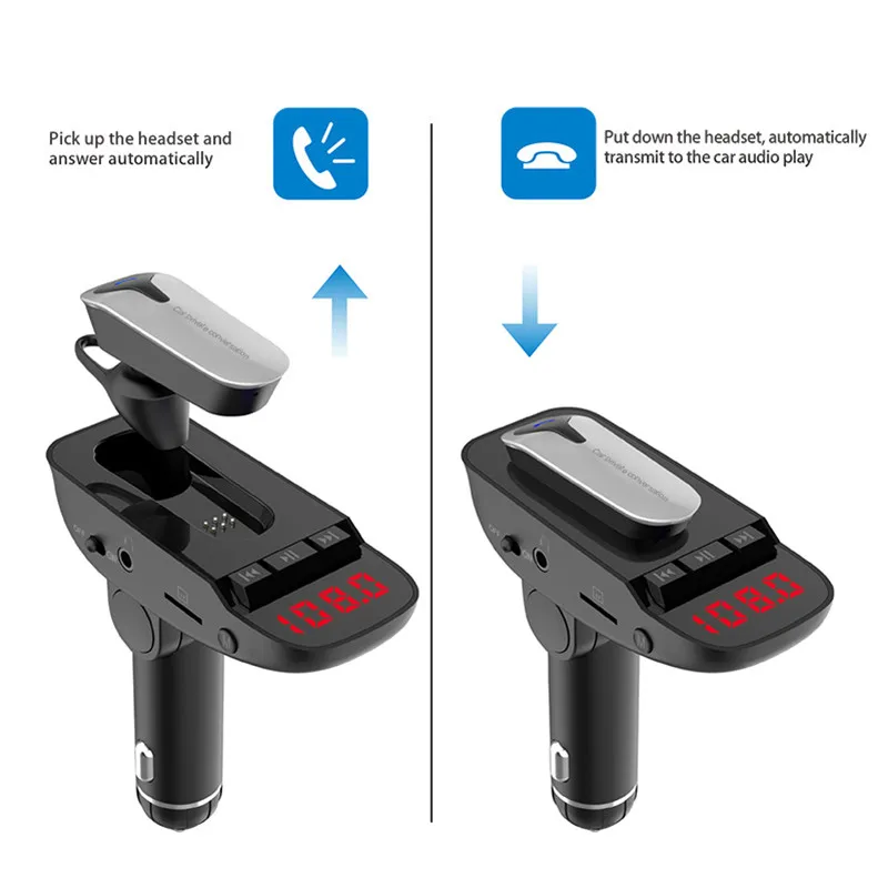 Новая Автомобильная Bluetooth гарнитура с поддержкой частных вызовов Buletooth