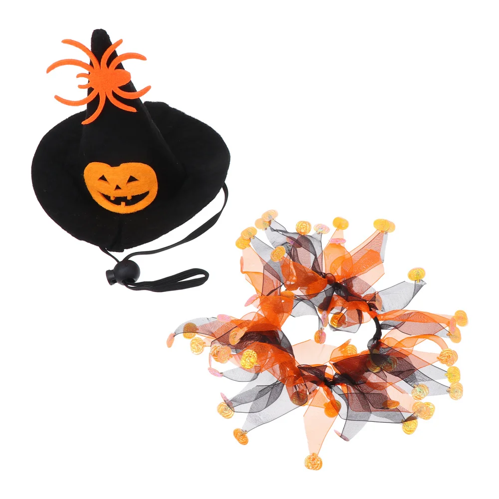 

1 Set Themed Cap and Neckerchief Pet Supplies for Cats Dogs Pets