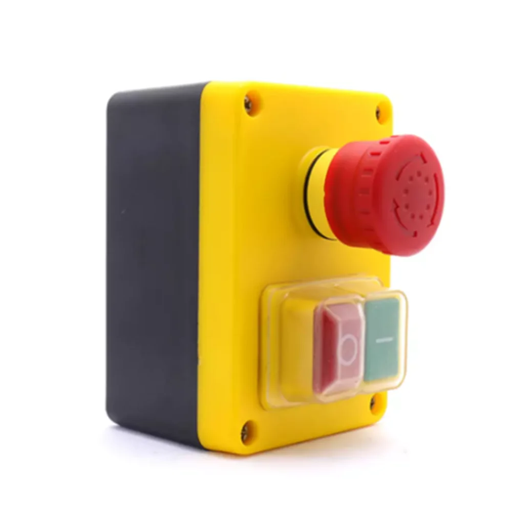 KJD17D-2 250V 16A электромагнитный кнопочный переключатель аварийной остановки переключатели для электрических инструментов и станочное оборудование