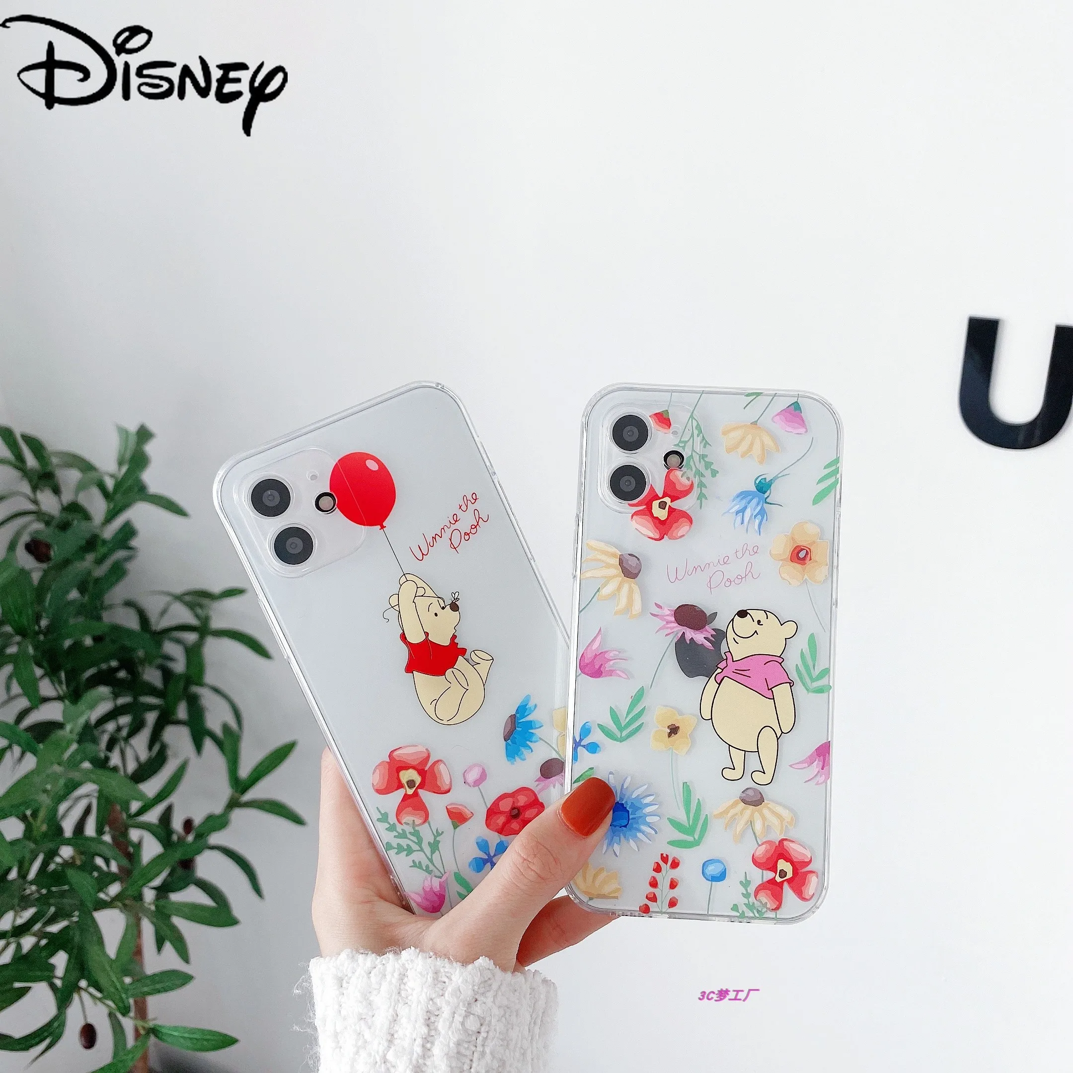 

Disney new cute Winnie the Pooh phone case for iPhone 7/8P/SE/X/XR/XS/XSMAX/11pro/12promax/12mini/11promax/ cartoon phone cover