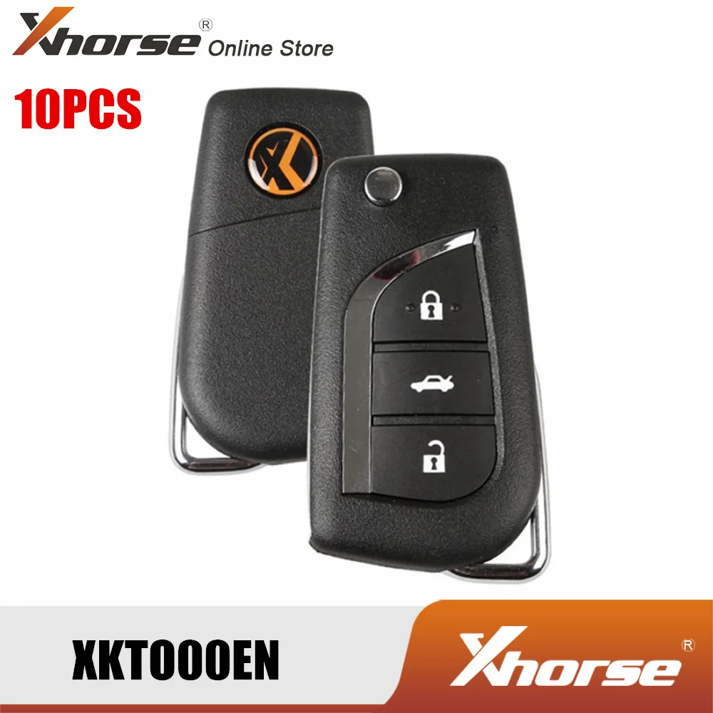 Универсальный пульт дистанционного управления Xhorse XKTO00EN для Toyota Тип 3 кнопки 10