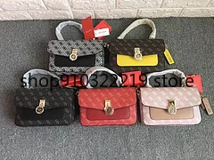 

New women's bag matching color one shoulder bag hand bag diagonal cross