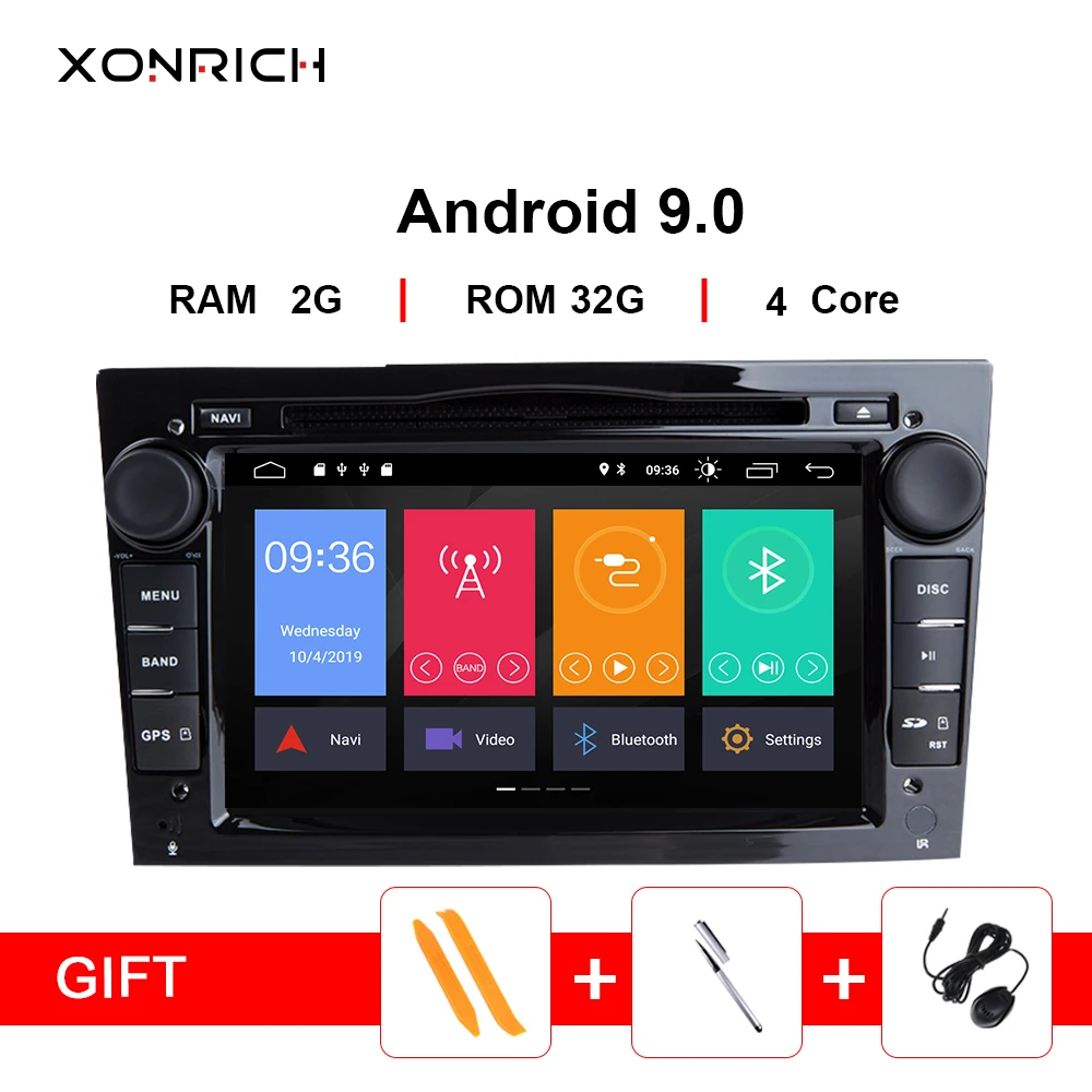 Автомагнитола 2 Din с Android 9 0 для Opel Vauxhall Astra HG J vivaro Vectra C AntaraZafira B Corsa D Meriva