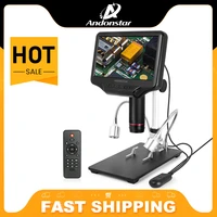 andonstar ad407 hdmiusb 3d digital microscope for soldering jewelry magnifier portable smt tool pcb inspection phone repair