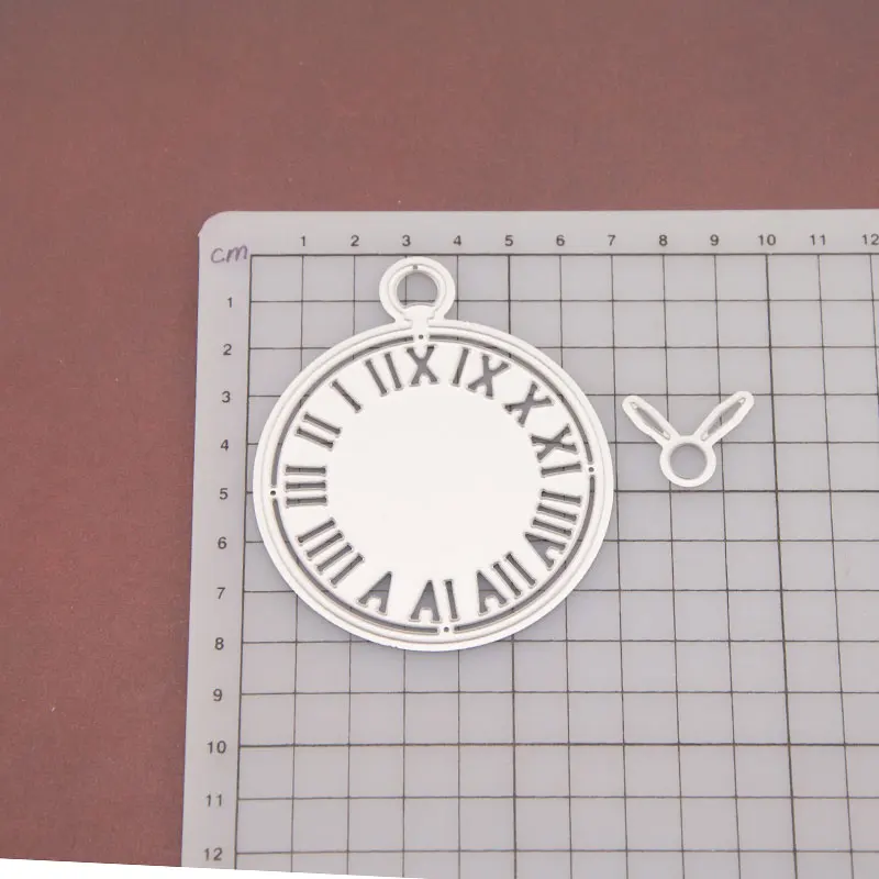 Die Cutting dies clock metal craft paper die Scrapbooking/DIY Embossing mould Easter New Year | Дом и сад