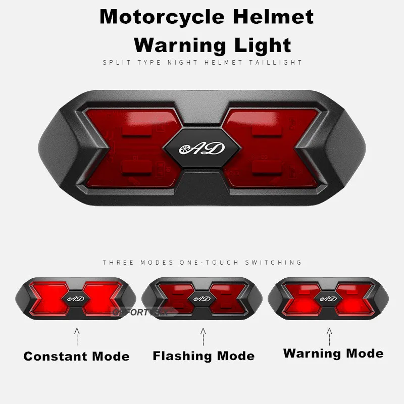 Мотоциклетный шлем Ночной свет полоса рюкзак сигнал безопасности