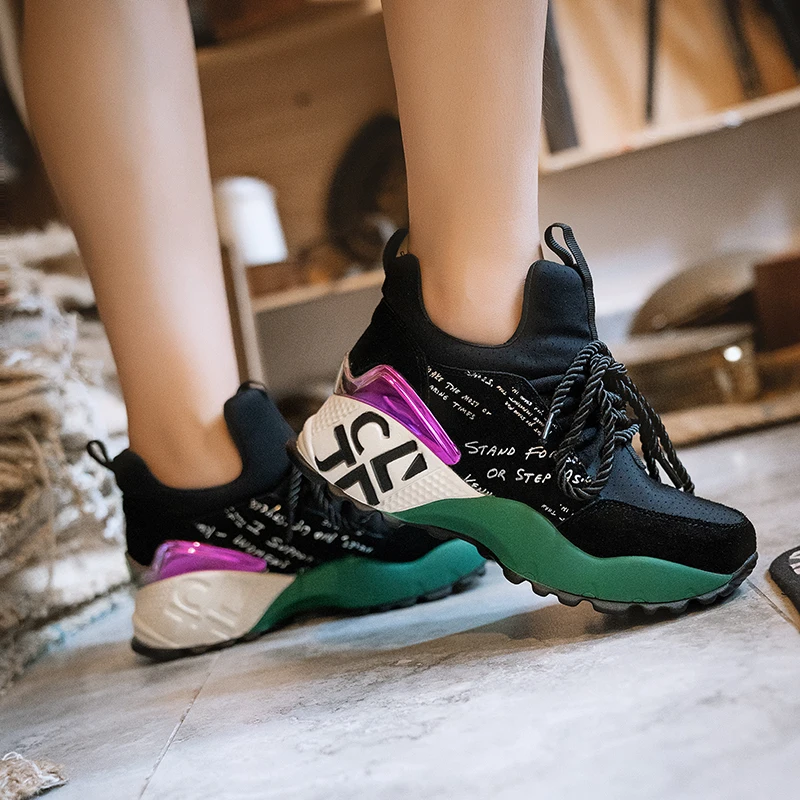 CONASCO/2020 модная женская классическая демисезонная повседневная обувь из