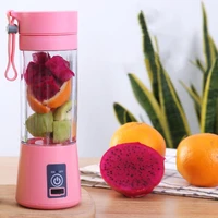 portable 380ml electric fruit juicer usb rechargeable mini juicer multi function cup fruit mixing machine 6 blades for outdoor