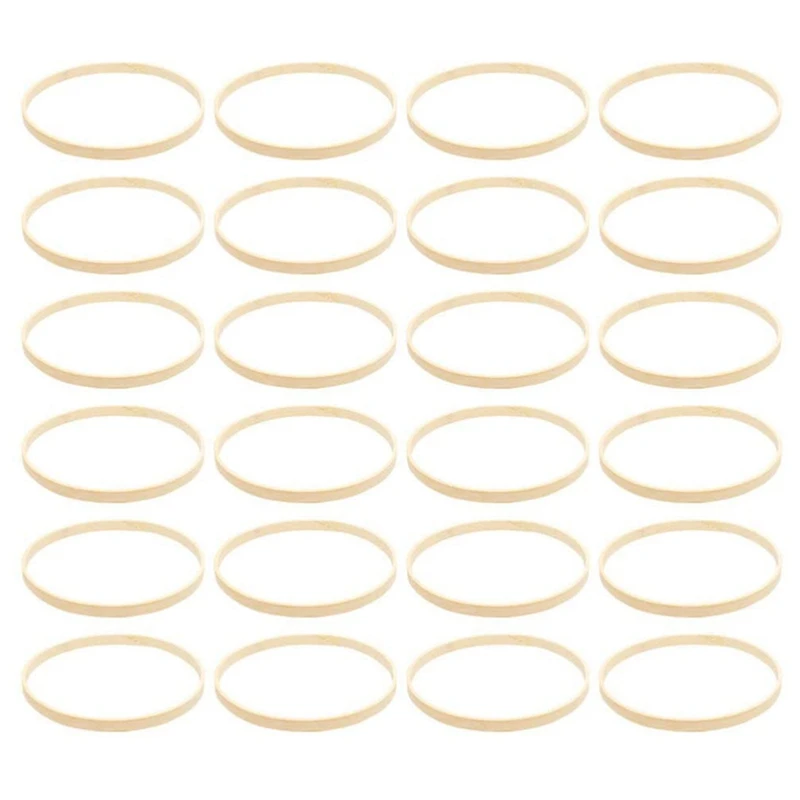 

20 шт. кольца из бамбука кольца макраме круглые кольца «Ловец» кольца для «сделай сам» Ловец снов 15 см