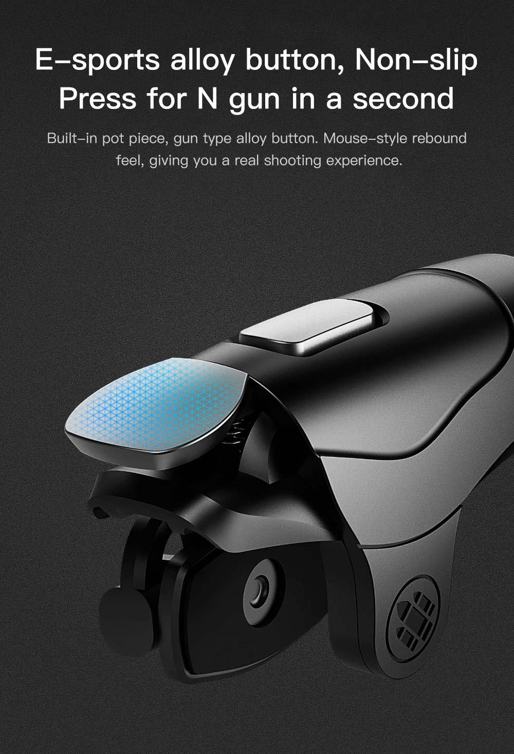 Meeker Gamepad Joystick for PUBG Joypad Trigger Fire Button 3 in 1 Adjustable Shooter Controller For PUBG Mobile Phone Game Pad