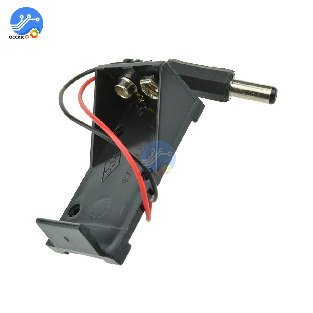 Новинка 2018 держатель для аккумулятора 9 В провод с вилкой 5 5*2 1 мм Arduino AU|battery holder box