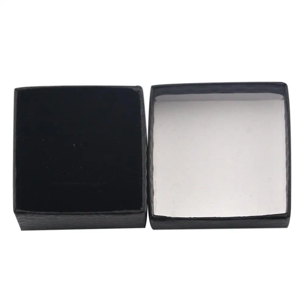 1 шт. картонная коробка из крафт бумаги большая подарочная черная белая