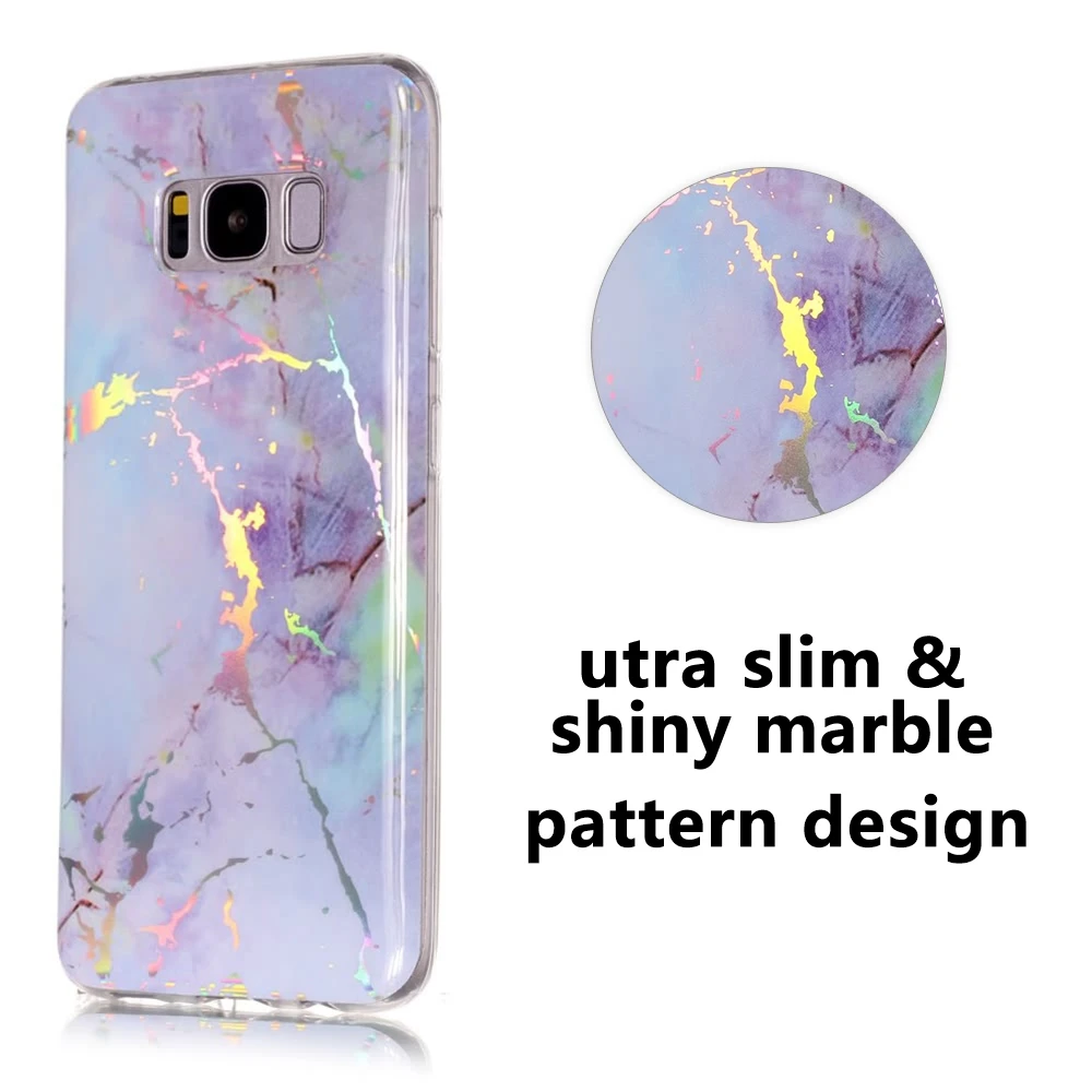 L FADNUT элегантный мраморный чехол для Samsung Galaxy S5 NEO S6 S7 edge S8 S9 S10 Plus классический
