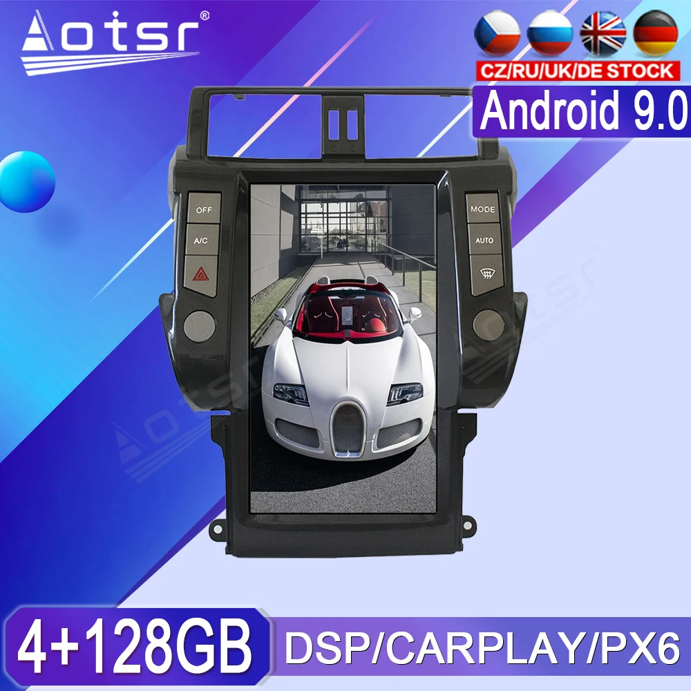 

Автомагнитола на Android, магнитола, мультимедийный плеер, стерео для Toyota Land Cruiser Prado 150 2010 - 2013 Tesla GPS Navi, головное устройство