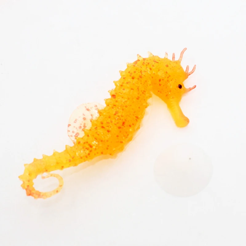 Аквариум светящаяся морская лошадь орнамент в темноте озеленение силиконовая