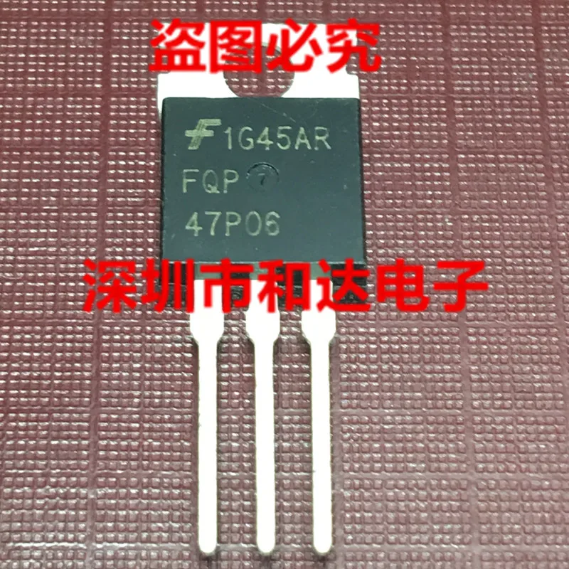 

5 шт. FQP47P06 TO-220 -60V -47A
