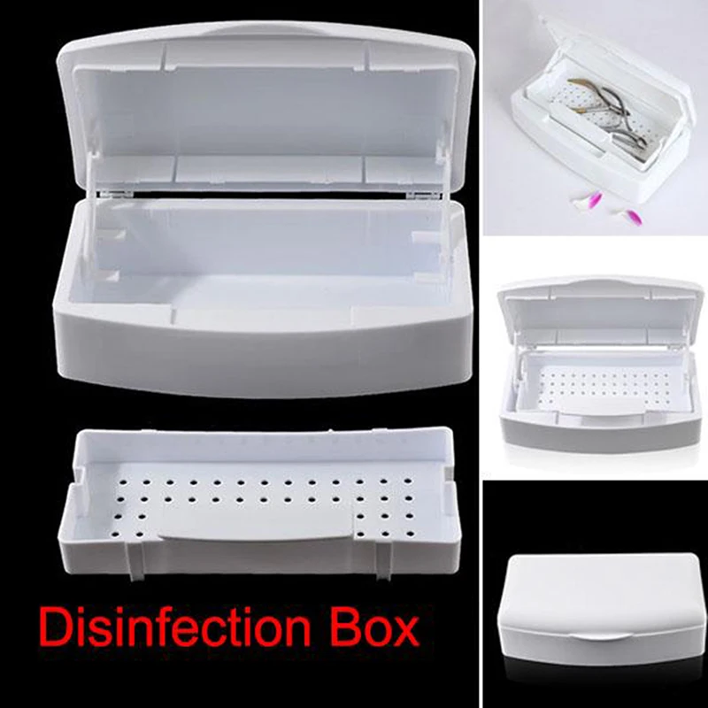 Sterilizing Tray Box Cleaner Disinfection Nail Art Pedicure Manicure Tool Metal Nipper Equipment Tools | Красота и здоровье
