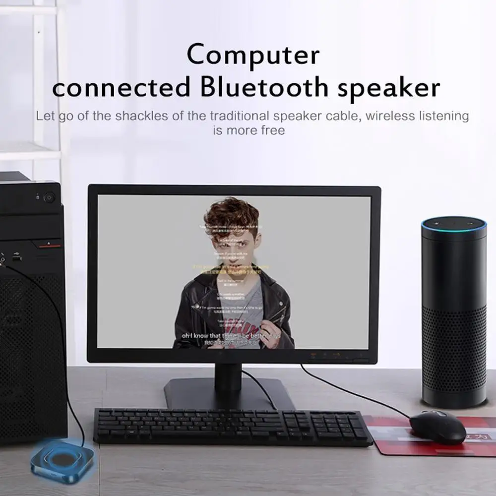 Bluetooth 5 0 передатчик приемник аудио AUX 3 мм разъем для ПК ТВ USB Музыкальный