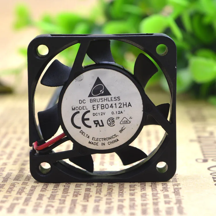 

Brand new original EFB0412HA 4010 12V 0.12A 4cm 2-wire double ball cooling CPU fan fan