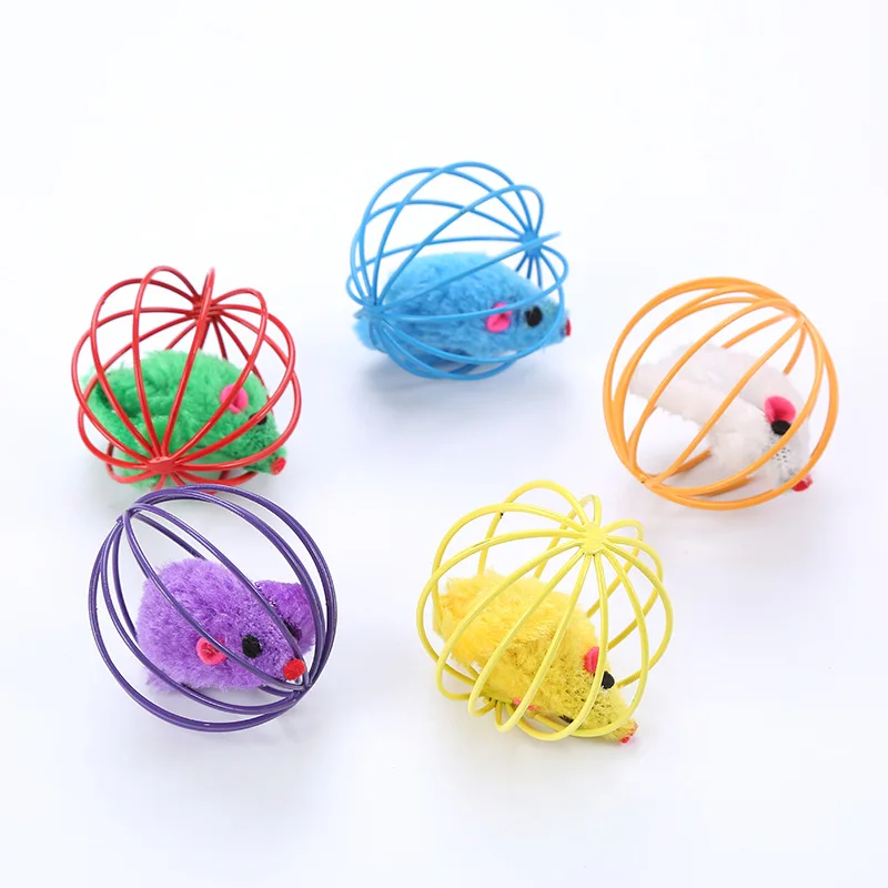 Кота с самовозбуждением игрушки новые конфетного цвета кошка игрушечная клетка