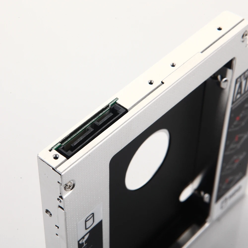 SATA 2-й второй HDD SSD жесткий диск Оптический отсек Caddy Рамка адаптер для Toshiba Satellite L730