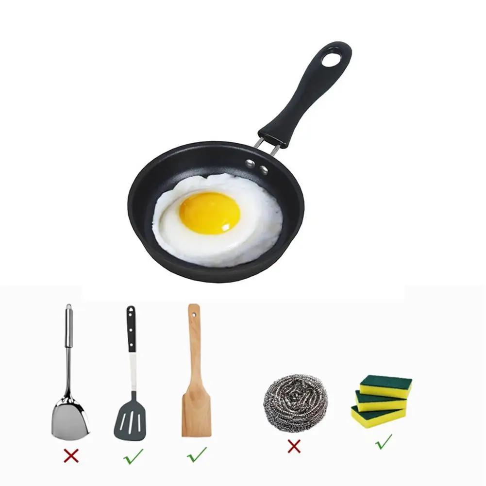 

Mini Non-stick Pan Specialty Omelette Pot Cookware For Kitchen Use 12CM Little Frying Pan Is The Breakfast Of Choice