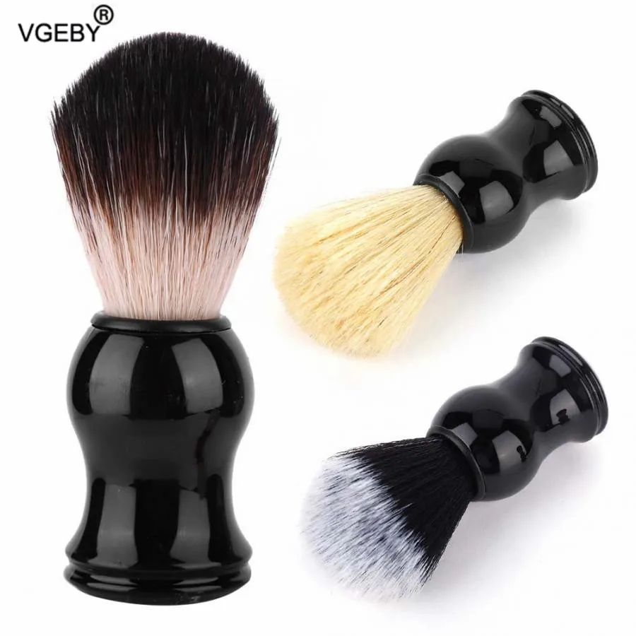 Портативный Для мужчин мягкая щетка для волос нежный Парикмахерская деревянный