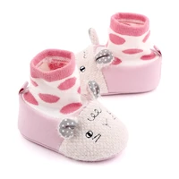 baby shoes knitted newborn boys girls first walkers cartoon soft sole shoes footwear toddler cotton booties
