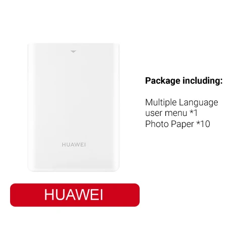 HUAWEI Printer Huawei Карманный фотопринтер мобильный телефон фотопринтер мини фотопринтер DIY фотопринтеры - Цвет: HUAWEI Printer