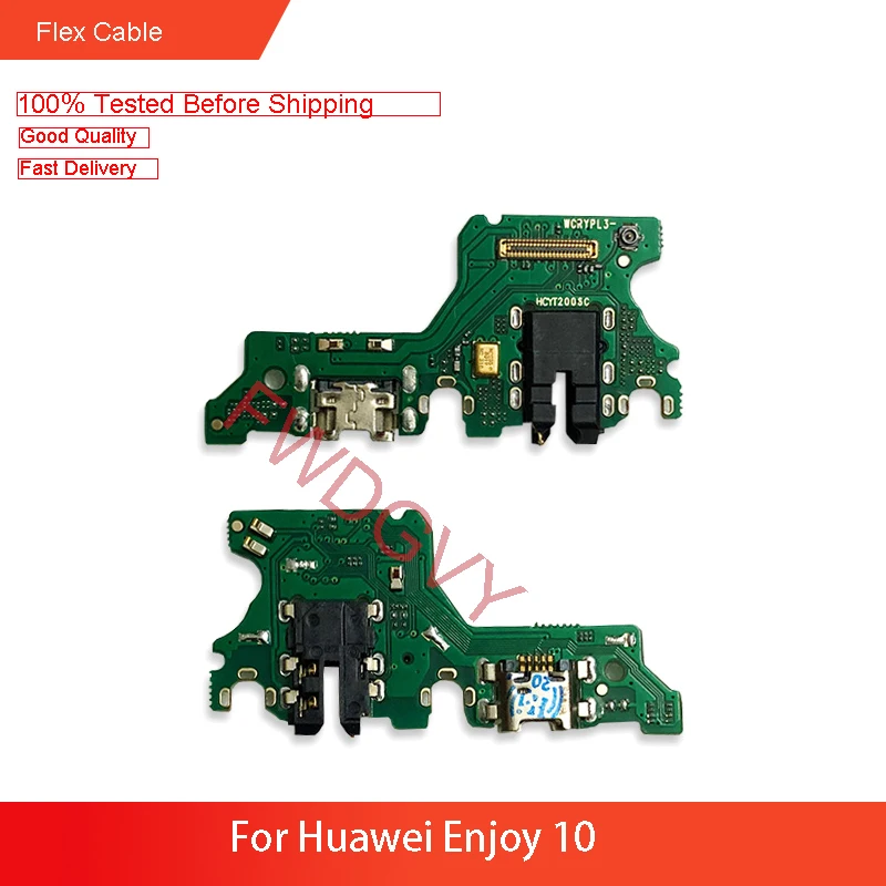 

Замена для Huawei Enjoy 10 USB зарядная док-станция подключение зарядного гибкого кабеля ремонт запасных частей