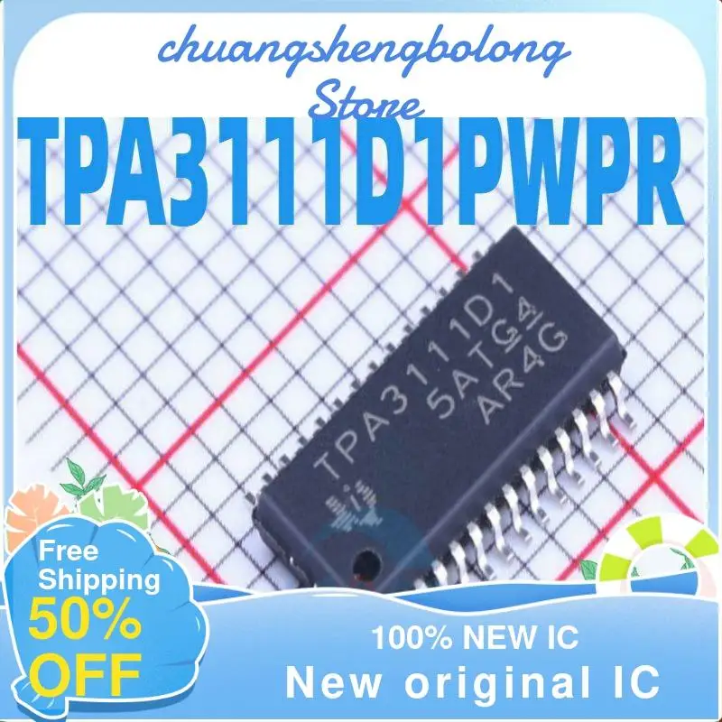 

10-200PCS TPA3111D1PWP TPA3111D1PWPR TPA3111D1 TSSOP28 New original IC