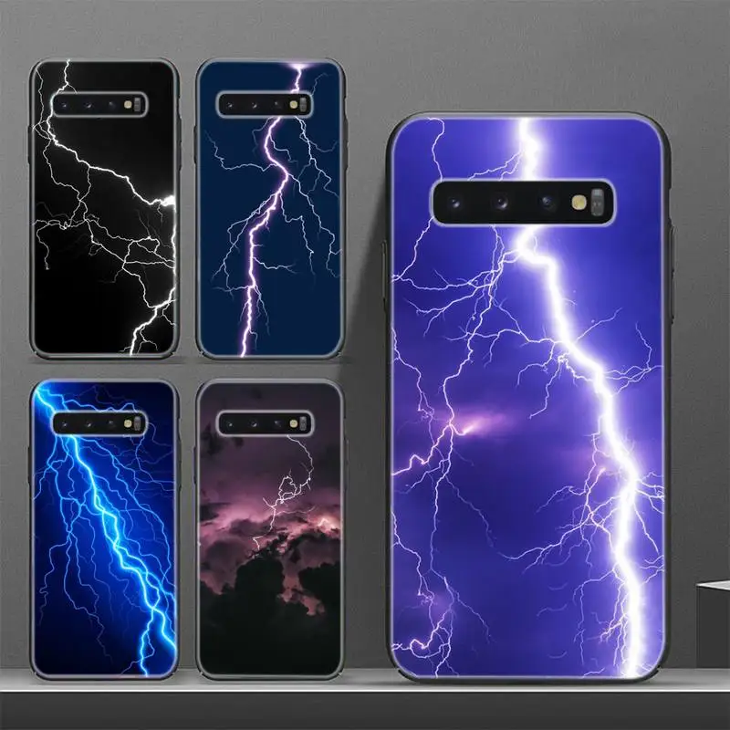 

Lightning And Lightning Phone Case For Samsung S8 9 10 20 Plus Note 9 10 10plus 20 20ultra M21 30