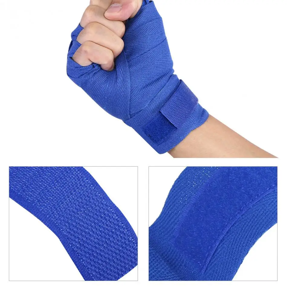 

2PCS 2.5m Cotton Wrist Support Boxing Wrist Bandage Hand Protector Wraps Straps Waist Support Brace Belt For Boxing Sports Cover