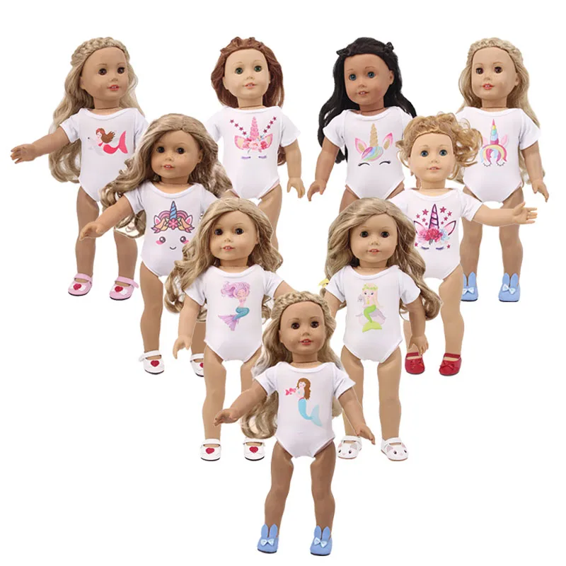 Кукла Единорог Русалка одежда Купальники 15 видов стилей доступны для 18 дюймов