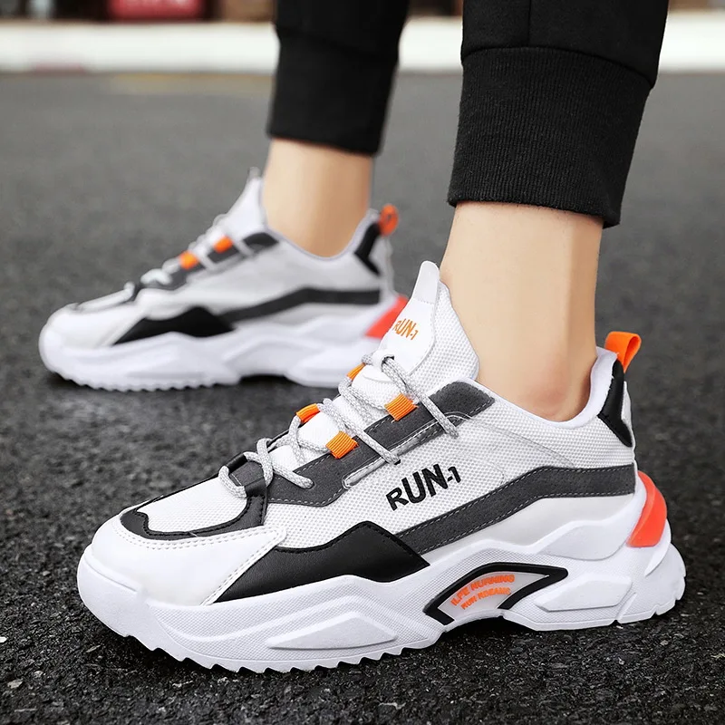 Новая Осенняя мужская обувь в Корейском стиле Трендовая спортивная