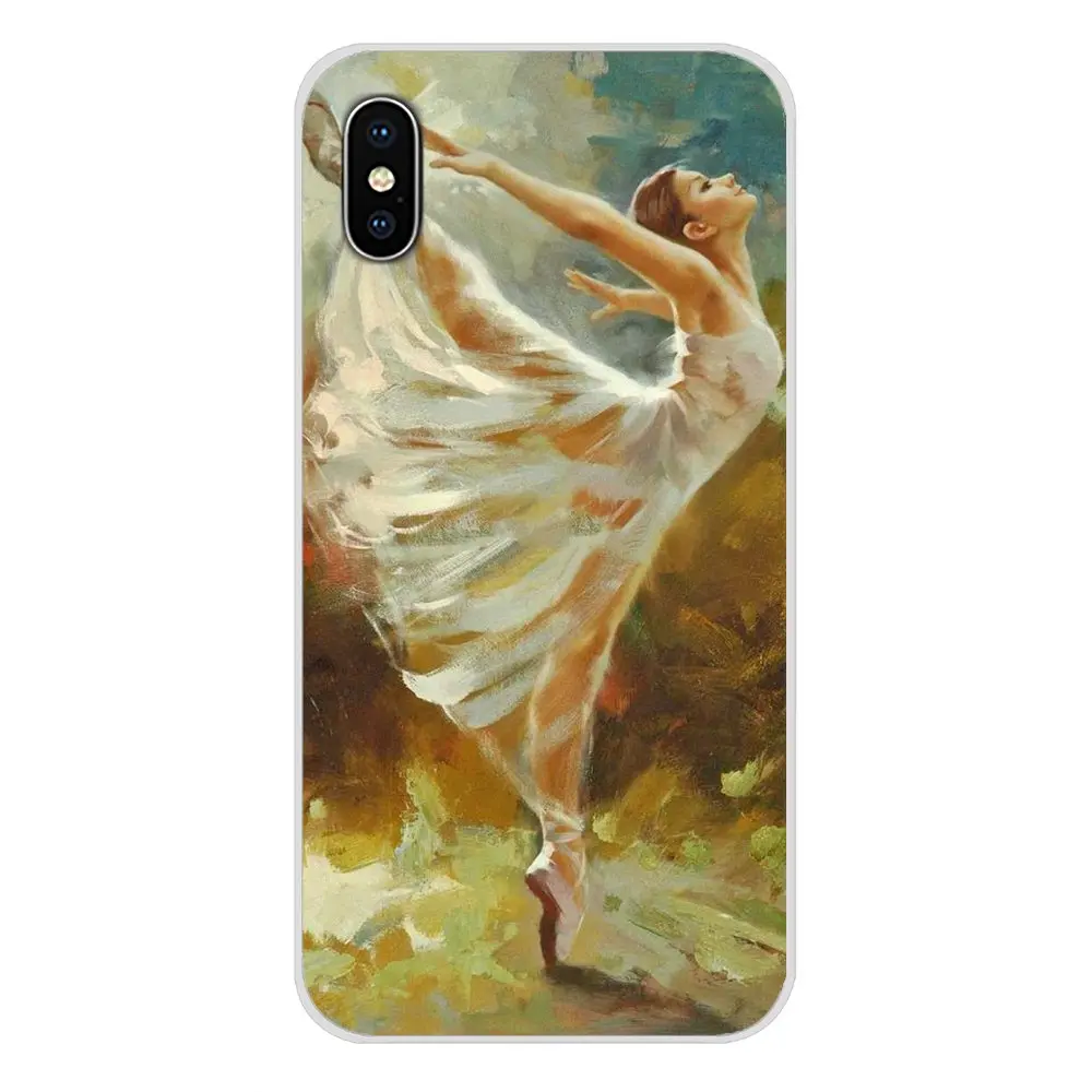 Балетные костюмы для танцев акварель задняя крышка из термопластичного