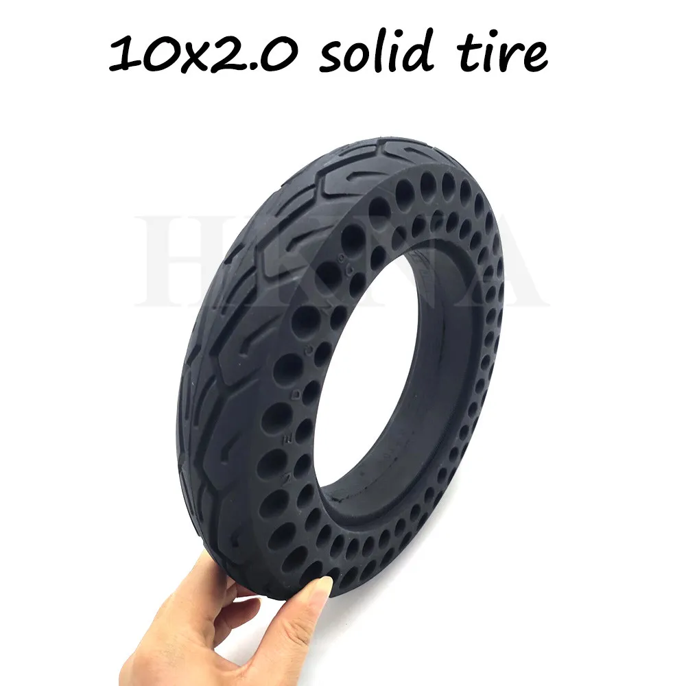 

Электрический скутер 10x2,0 взрывозащищенные твердые шины 10 дюймов универсальные износостойкие ненадувные сотовые твердые шины