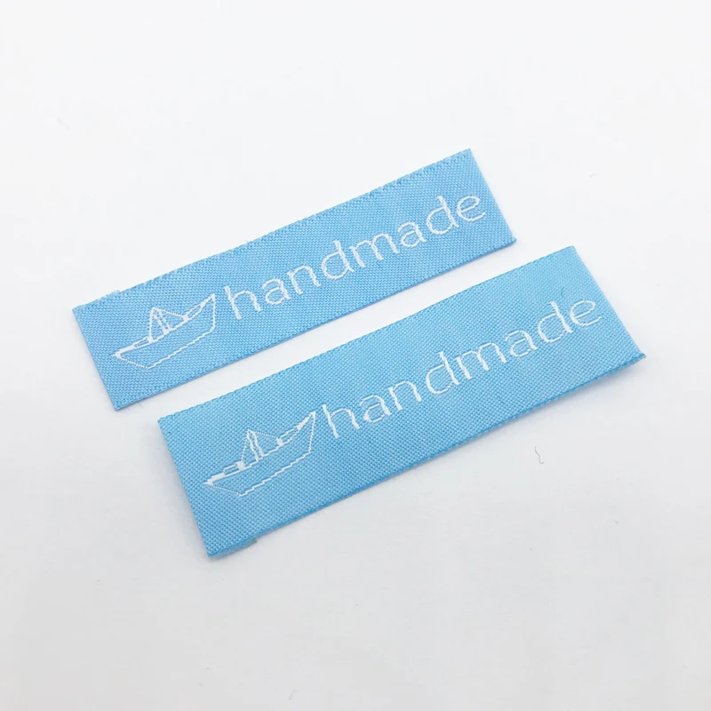 Ярлыки ручной работы трех цветов для одежды ярлыки из ткани с сердечками шляпы и