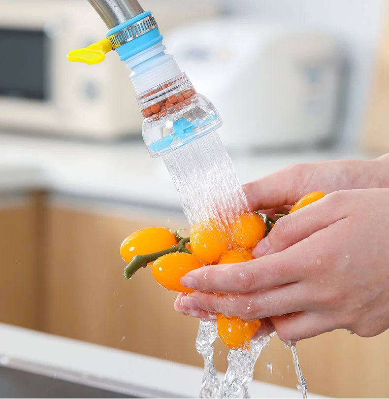 

Kitchen Faucet Filter Splash Head Extender Tap Water Shower Water-saving Filter Rotatable