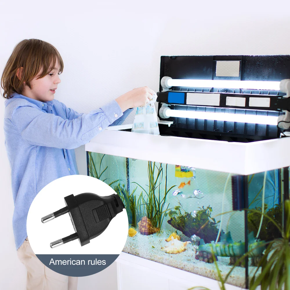 

8W Air Pump for Fish Tank Aquarium Dual Hole Adjustable Oxygen Aerator Plug
