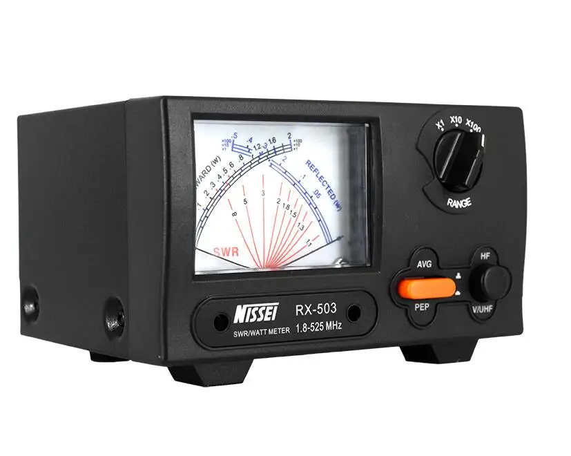 Оригинал Тайвань NISSEI RX 503 SWR/Watt Meter 1 8 525MHz 2/20/200W для двусторонней радиосвязи walkie
