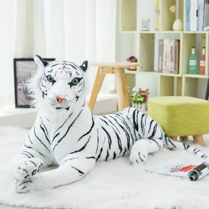 

40cm Creative Realiic Uffed Animals Home Furnishings Baby Tiger Lion Leopard Soft Plush Doll Stuffed Toy