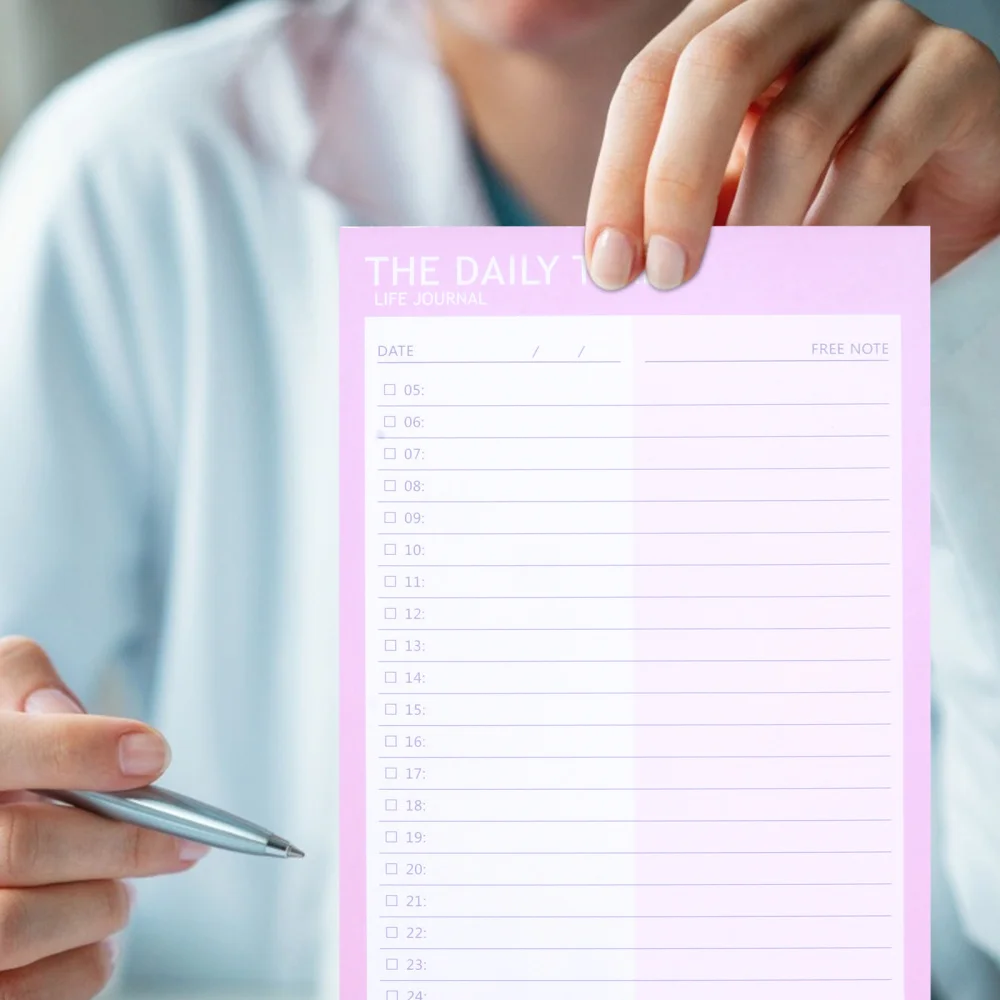 

2pcs Schedule Notebook Planning Notebook Paper Schedule Weekly Monthly Notebook