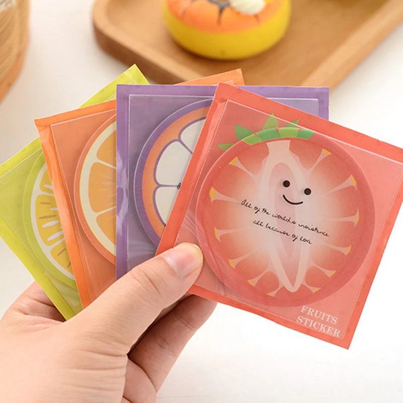 

1pack New Fruits Design Notepad Sticky Creative Pads Memo Writing Scratch Pad Notes Zakka Stationery Office Supplies School