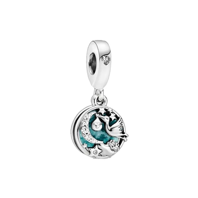 

Silver Bird Pendant Charms Fit Women Beads Bracelets Jewelry Gift